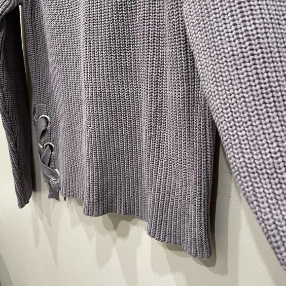 Kut From The Kloth Gray Knit Sweater - Size: Large - Picture 6 of 7